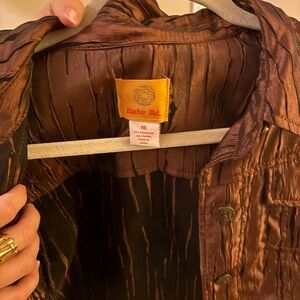 Ruby Rd. Women's Shimmering Brown Blazer